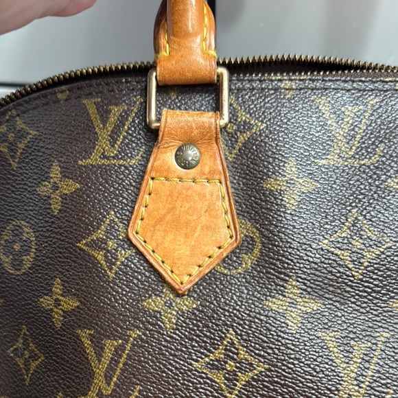 Louis Vuitton Brown and Tan Monogram Satchel - Picture 5 of 14
